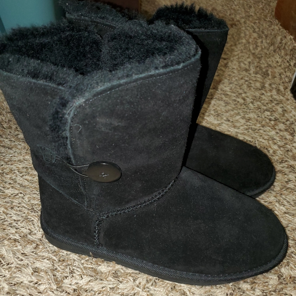 Leather boot